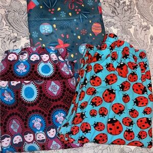 Colorful Patterned Leggings Set